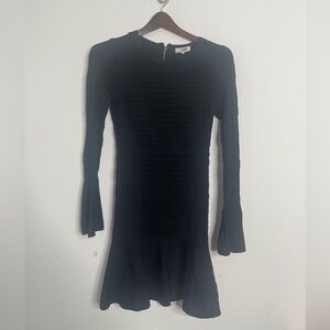 PARKER Orlando Women's Laser Cut Bell Sleeve Dress Size S